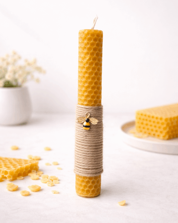 Λαμπάδα Μελισσοκέρι Mουσταρδί