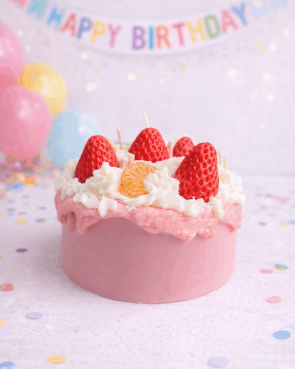 Strawberry and Mandarin Cake